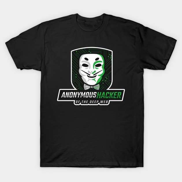 Anonymous Hacker of the Deep Web T-Shirt by leo-jess